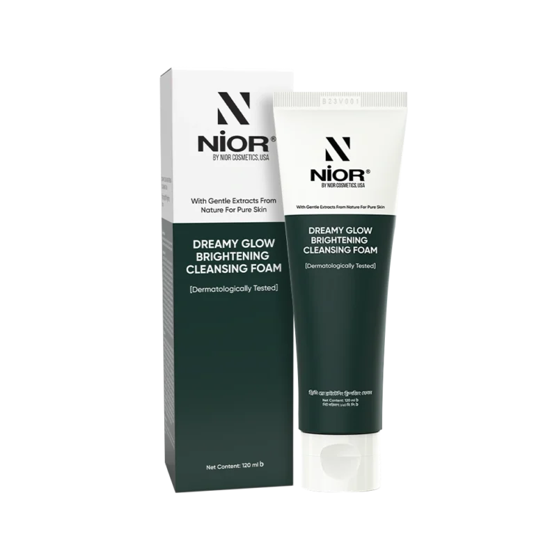 Nior Dreamy Glow Brightening Cleansing Foam 120ml - Image 7