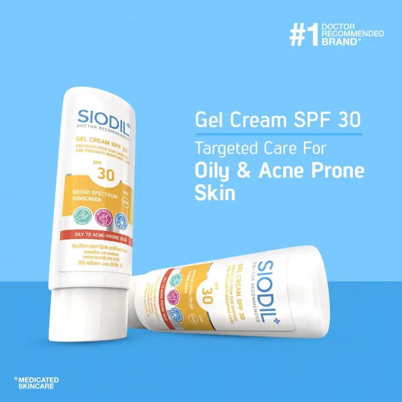 SIODIL Gel Cream SPF 30 100ml - Image 2